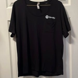 3/$15 - Spotify Black Tee Shirt, sz M